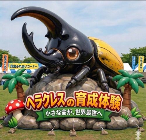 見つけるドキドキ、育てるワクワク。「ヘラクレス育成イベント」で特別な命の体験を